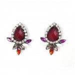 Sultry Couture Crystal Wings Earrings
